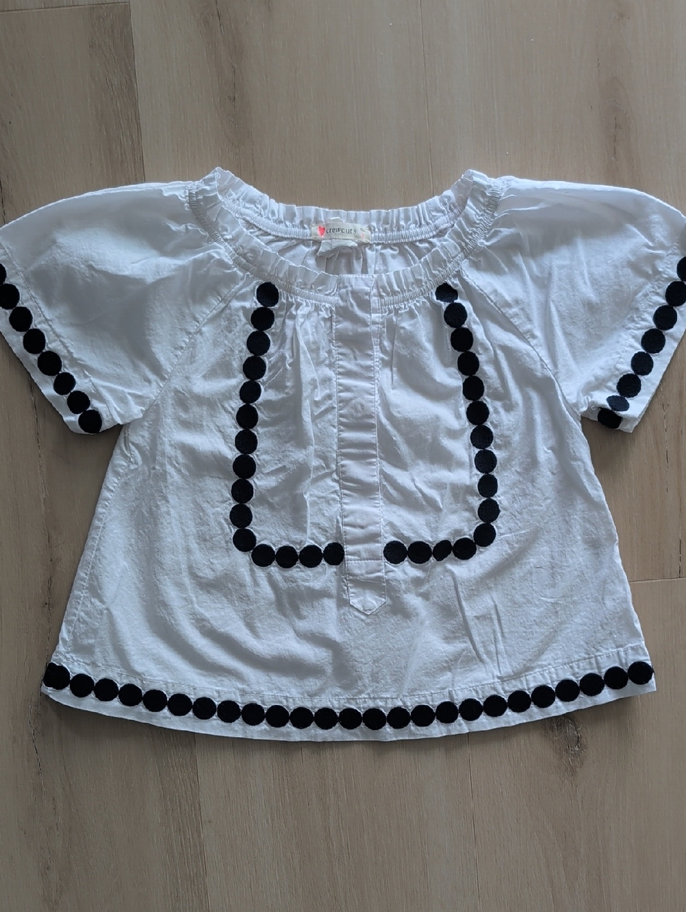 Crewcuts Summer Tunic Embroidered 3T Girls Top